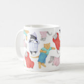CATS PAJAMAS Weiße Tasse (Vorderseite Links)