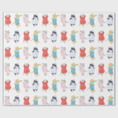 CATS PAJAMAS Wrapping Paper Geschenkpapier (Flach)