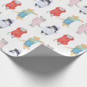 CATS PAJAMAS Wrapping Paper Geschenkpapier (Ecke)