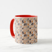 Cats Photo pattern, Mug Tasse (Vorderseite Links)