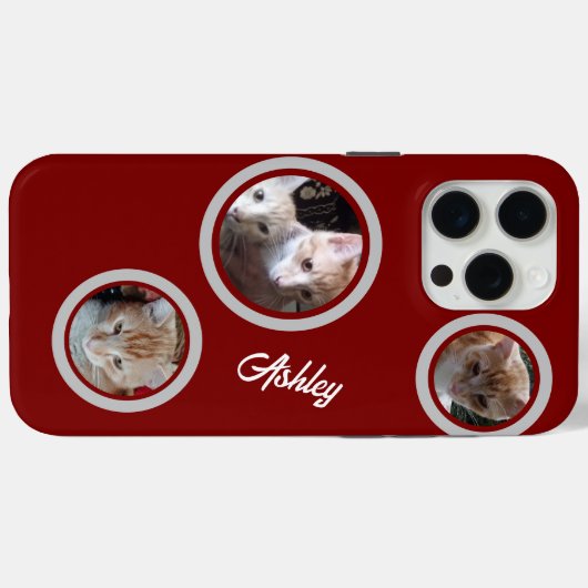 Cats Photos Name Customize iPhone / iPad case (Rückseite (Horizontal))