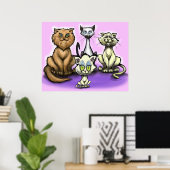 Cats Poster (Heimbüro)
