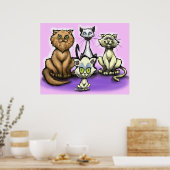 Cats Poster (Küche)