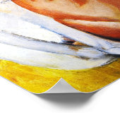 Cats Red White Franz Marc Poster (Ecke)