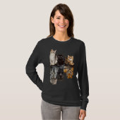 Cats Reflection Mirror Tiger Mom Mother Day Love T-Shirt (Vorne ganz)