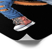 Cats Rock Musicians Poster (Ecke)