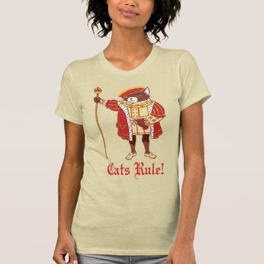 Cats Rule Frauen T-Shirt (Vorderseite)