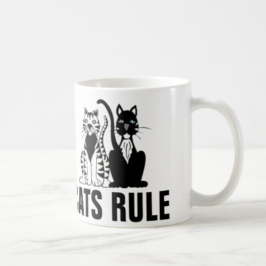 CATS RULE-Kaffeebecher Kaffeetasse (Rechts)