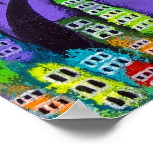 Cats Rule Poster (Ecke)