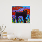 Cats Rule Poster (Küche)