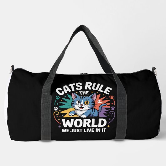 CATS RULE THE WORLD DUFFLE BAG (Vorderseite)