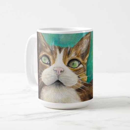 Cats rule the world mug  kaffeetasse (Vorderseite Links)