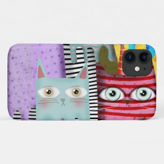 Cats Rupydetequila Art Case-Mate iPhone Hülle (Rückseite (Horizontal))