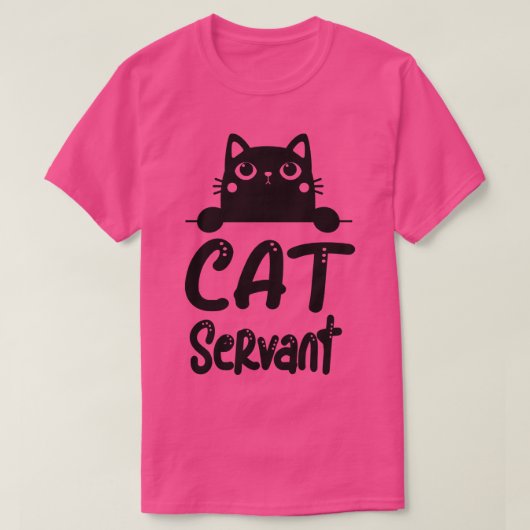 Cats Service Funny Motif Katzen Besitzer T-Shirt (Design vorne)