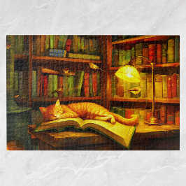 Cat's Slumber Niedlich Kitten Geschenk für Cat Lov Puzzle