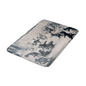 Cats Snowball Fight, Louis Wain Badematte (Schrägansicht)