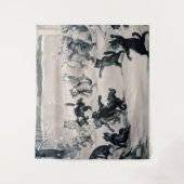 Cats Snowball Fight, Louis Wain Wandteppich (Vorderseite)