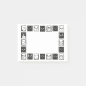 Cats Square Post-it Klebezettel (Vorderseite)