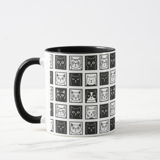 Cats Square Tasse (Links)