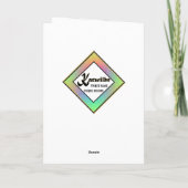 Cats Tea Party von Louis Wain Karte (Rückseite)