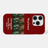 Cats Towels In Christmas Tree, photo,humor iPhone Hülle (Rückseite (Horizontal))