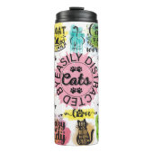 Cats Tumbler Thermosbecher (Vorderseite)