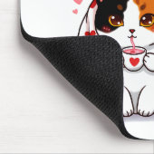 Cats Under Heart Blankets Mousepad (Ecke)