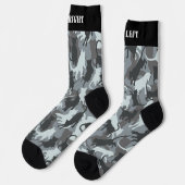 Cats Urban Camouflage Muster Socken (Linkes Detail)