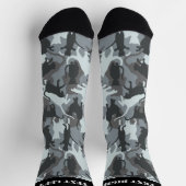Cats Urban Camouflage Muster Socken (Oben)