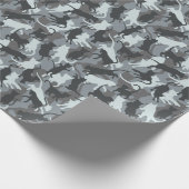 Cats Urban Camouflage Wrapping Paper Geschenkpapier (Ecke)