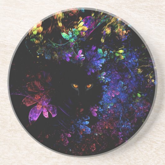 Cat's View Sandstone Untersetzer (Vorne)