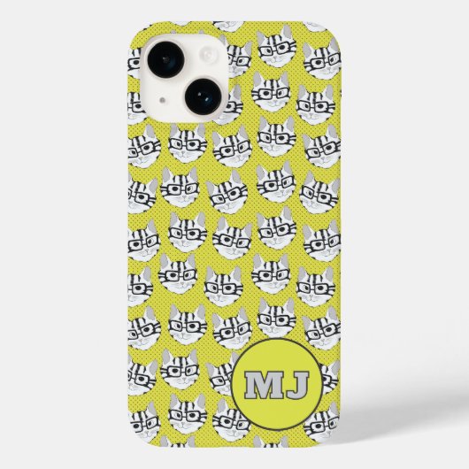 Cats von Cadstudios 2.0 - Gelbe iPhone / iPad-Hüll Case-Mate iPhone Hülle (Rückseite)