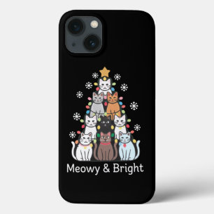 Cats Weihnachtsbaum Meowy Bright Niedlichen Weihna Case-Mate iPhone Hülle