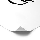 Cat's Whiskers Funny Baking Pun Poster (Ecke)