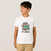 Cat's Whiskers Funny Baking Pun T-Shirt (Vorne ganz)