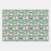 Cats Winter Wonderland Geschenkpapier Set (Vorderseite 3)