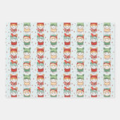 Cats Winter Wonderland Geschenkpapier Set (Vorderseite)