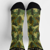 Cats Woodland Camouflage Muster Socken (Oben)