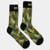 Cats Woodland Camouflage Muster Socken (Rechts)