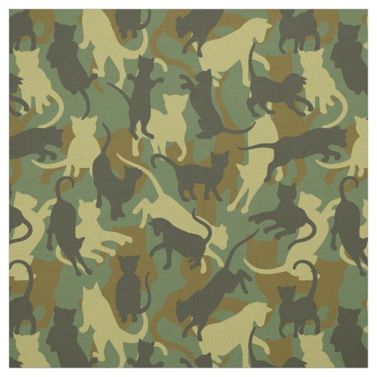 Cats Woodland Camouflage Stoff (Muster)