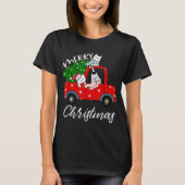 Cats xmas Shirt Tree on Red Truck Cat Christmas tr (Vorderseite)