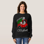 Cats xmas Shirt Tree on Red Truck Cat Christmas tr (Vorne ganz)