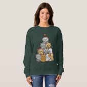 Cats Xmas Tree Sweatshirt (Vorne ganz)