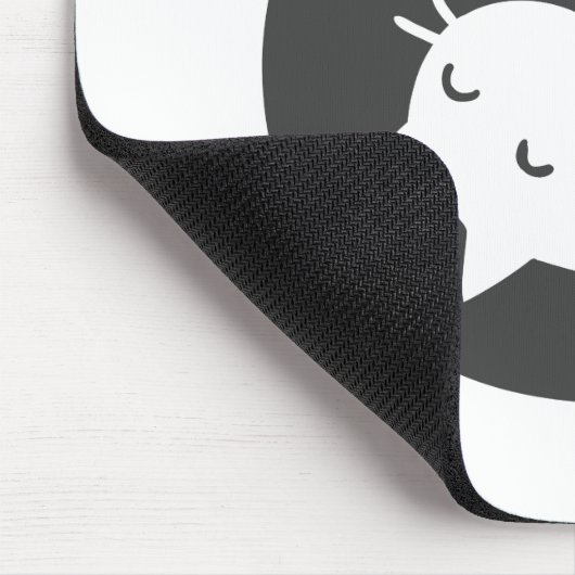 Cats yin and yang mandala - Wählen Sie Hintergrund Mousepad (Ecke)