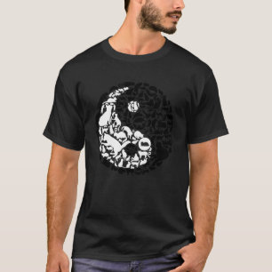 Cats Yin Yang Symbol Cat T-Shirt