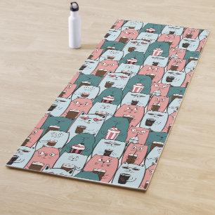 Cats Yoga Mat Yogamatte