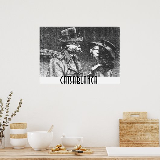 CATSABLANCA POSTER (Küche)