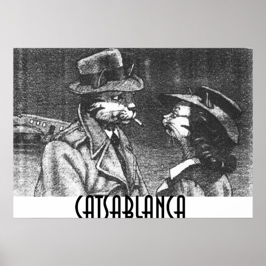 CATSABLANCA POSTER (Vorne)