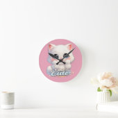 Catsera 1.0 runde wanduhr (Zuhause)