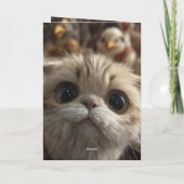 Catsgiving Thanksgiving Card Karte (Rückseite)